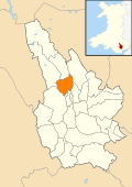 2024 Wales Caerphilly Community Bargoed map